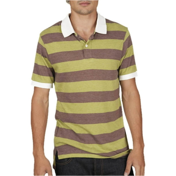 Alternative Mens Short Sleeve Stripe Polo 